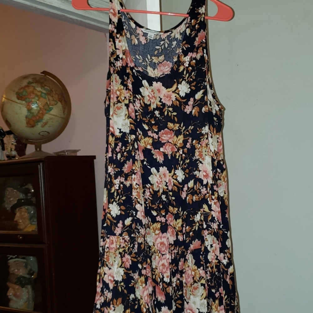 American Eagle Women's Floral Tunic Tank Dress
